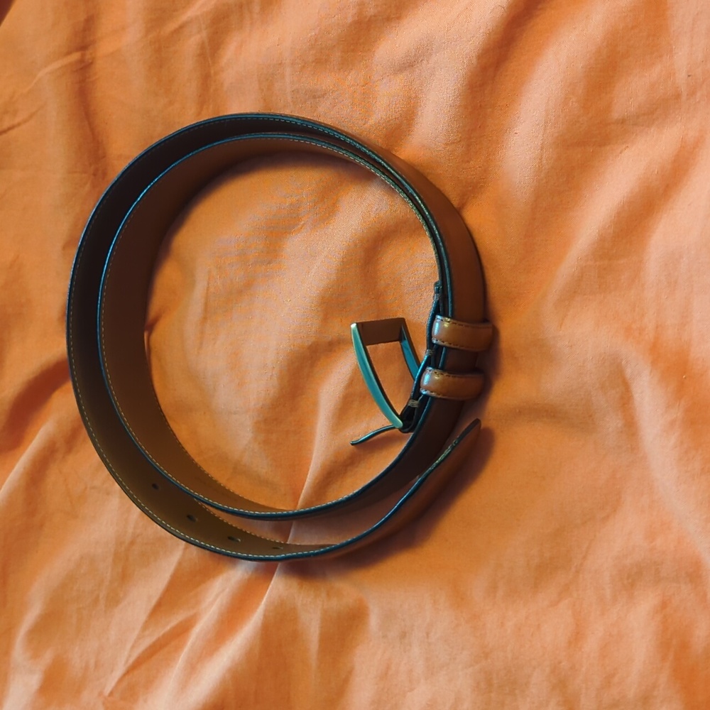 JOSEPH ABBOUD  Brown Leather Belt (42/105)